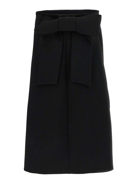  모스키노 롱 스커트 044555240555 Black - MOSCHINO