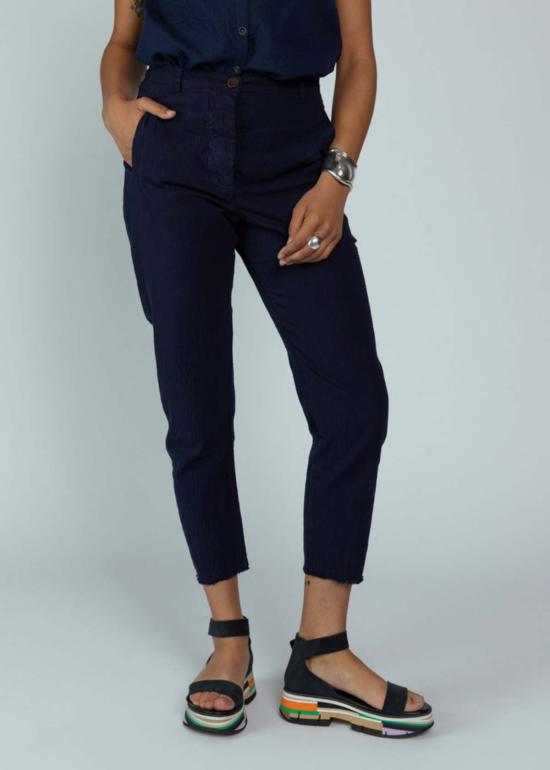  에이치플러스 하노 베셀 크롭 팬츠 H+ 한노 베셀 필란트라 시어서커 팬츠 잉크