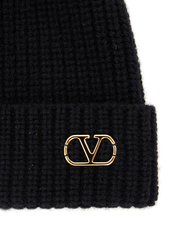 25FW 발렌티노 가라바니 비니 7Y2HB02GATZ0NO Black - VALENTINO GARAVANI