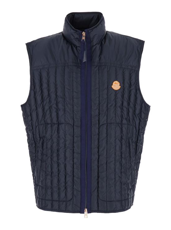 25FW 몽클레어 몽클레어 x 길가 팜 디자인 바이 도널드 글로버 탠저린 다운 베스트  1A00011597YF778 Blu