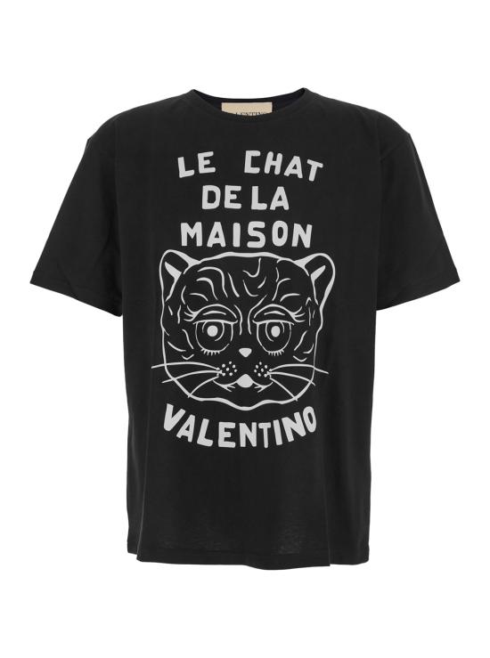 25FW 발렌티노 가라바니 반팔 티셔츠 7V3MG16PB329RA Black