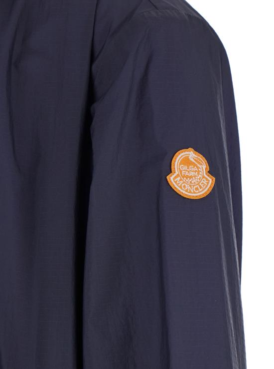 25FW 몽클레어 몽클레어 x 길가 팜 디자인 바이 도널드 글로버 햄린 후드 윈드브레이커 1A00005597SN786 Blu - MONCLER