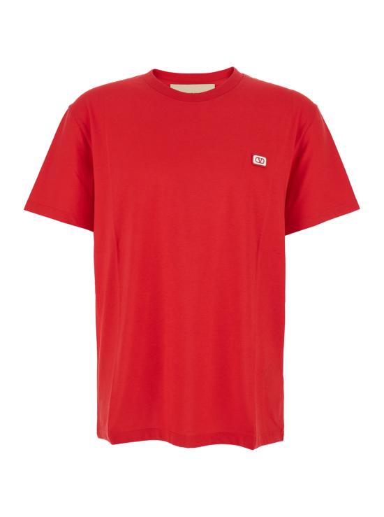 25FW 발렌티노 가라바니 반팔 티셔츠 7V3MG10VAQ8157 Red