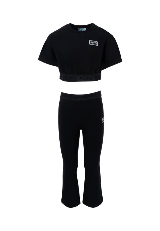 25FW [키즈] 겐조 점프수트 K61512 095 BLACK