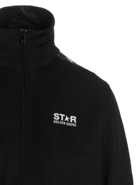 26SS 골든구스 스타 지퍼 스웨트셔츠 GWP00875P0005208020380203 Black - GOLDEN GOOSE