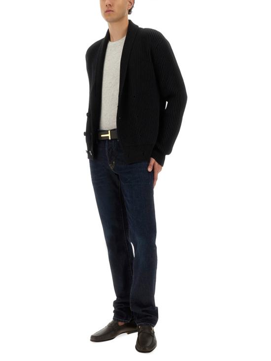 25FW 톰포드 터틀넥 KLL012YMW094 LB999 BLACK - TOMFORD