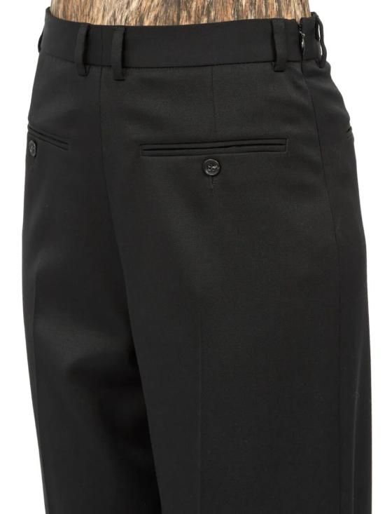 25FW MM6 메종마르지엘라 스트레이트 팬츠 S52KA0538S47848 900 BLACK - MM6 MAISON MARGIELA