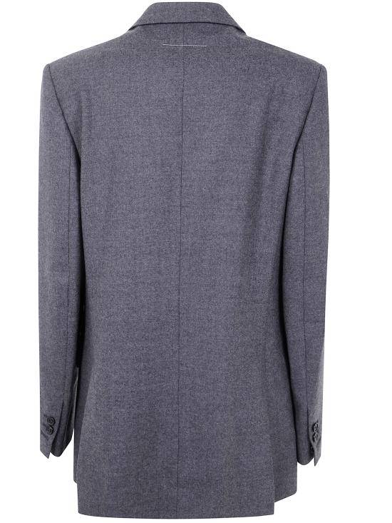 25FW MM6 메종마르지엘라 코트 S52BN0144M35466 860M GREY - MM6 MAISON MARGIELA