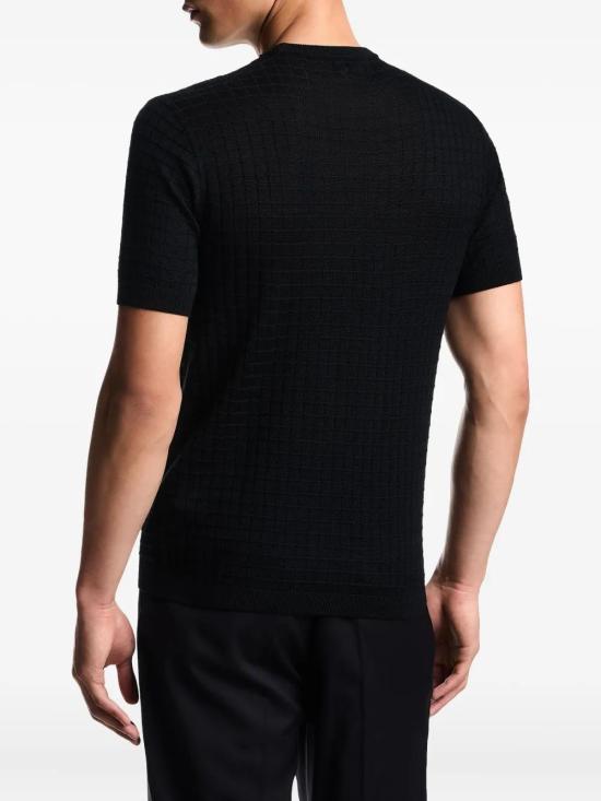 25FW 엠포리오 아르마니 반팔 티셔츠 EM003504AF14113 UC001 BLACK - EMPORIO ARMANI