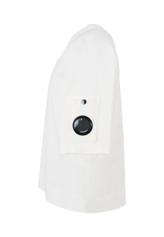 25FW [키즈] 씨피 컴퍼니 티셔츠 CUM00R LAA17 10135 WHITE - C.P. COMPANY