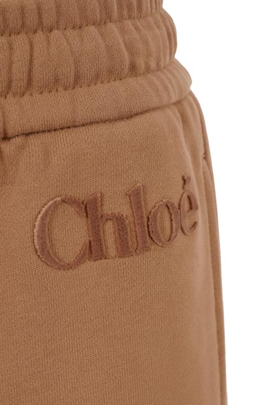 25FW [키즈] 끌로에 트레이닝/조거 팬츠 C20631 31C BROWN - CHLOE