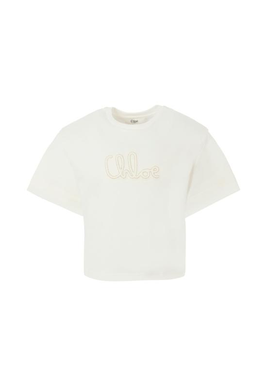 25FW [키즈] 끌로에 티셔츠 C20655 117 WHITE