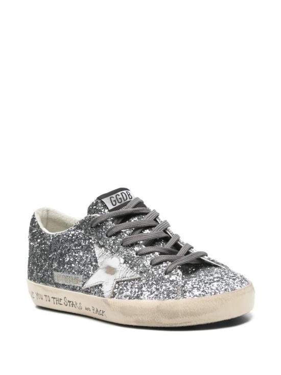 25FW 골든구스 SUPER STAR 슈퍼 스타 클래식 스니커즈 GWF00101F00747060246 SILVER BLACK - GOLDEN GOOSE