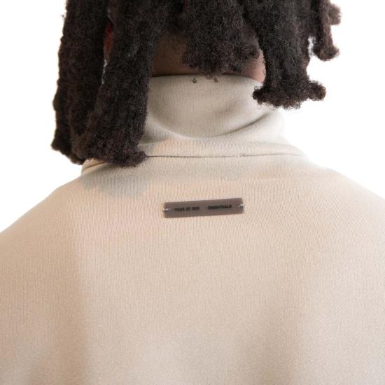  피어오브갓 자켓 피어 오브 갓 모던 핏 플리스 트랙 재킷 팀버/클라우드 화이트 - FEAR OF GOD