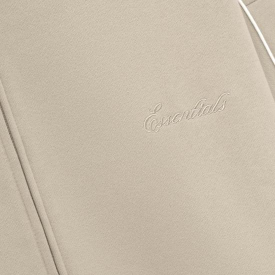  피어오브갓 자켓 피어 오브 갓 모던 핏 플리스 트랙 재킷 팀버/클라우드 화이트 - FEAR OF GOD