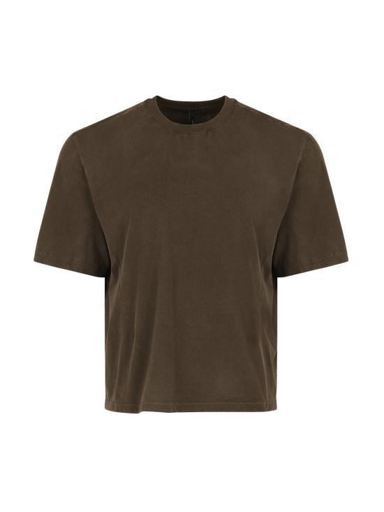25FW 엔타이어 스튜디오 반팔 티셔츠 MES2252BT Brown - ENTIRE STUDIOS