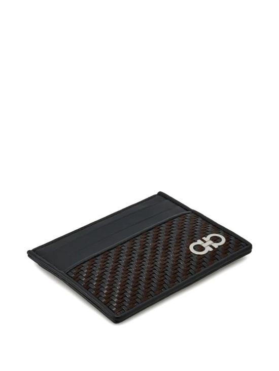 25FW 살바토레 페라가모 간치니 반지갑  661708 0786404 T MORO NERO - SALVATORE FERRAGAMO