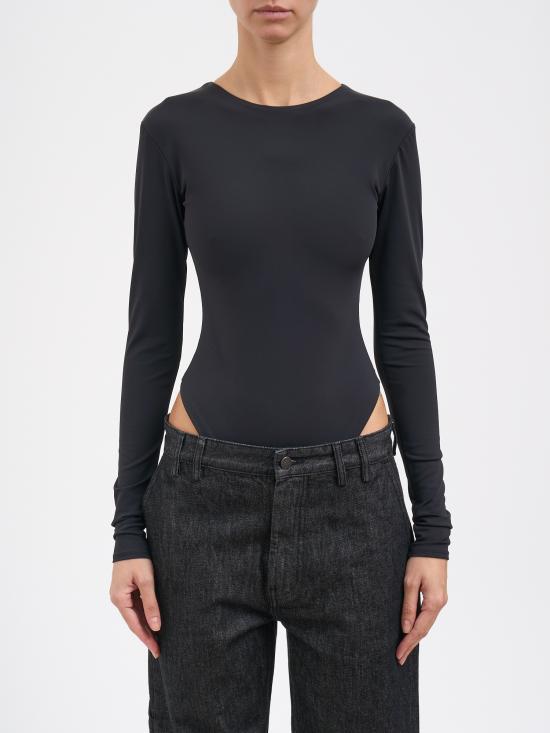 25FW 엔타이어 스튜디오 바디수트 티셔츠 MES2357SO Black