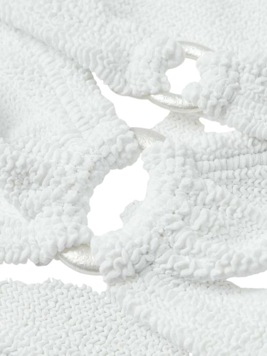 25FW 훈자 지 비치웨어 BMISTYPRL WHITE - HUNZA G