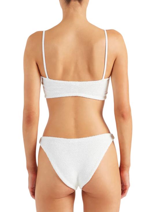 25FW 훈자 지 비치웨어 BMISTYPRL WHITE - HUNZA G