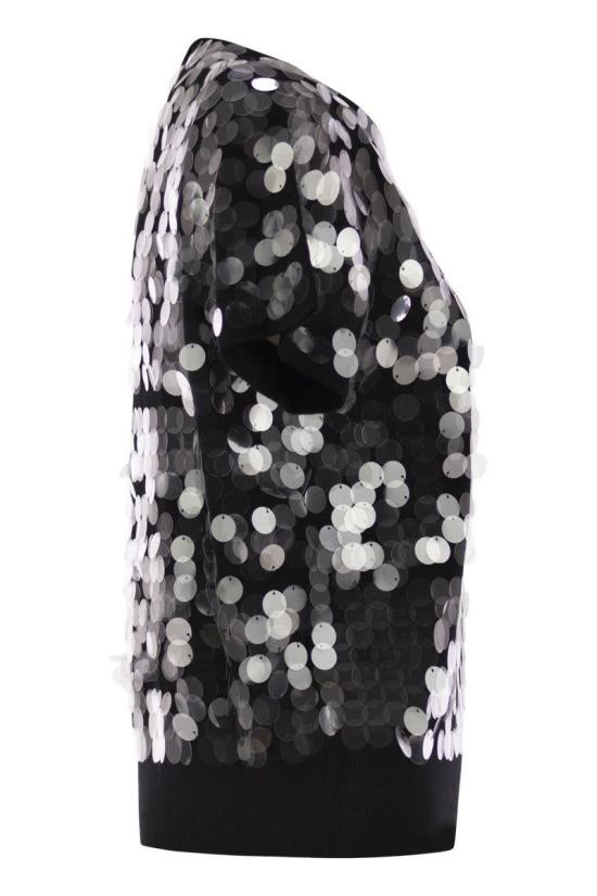 25FW 막스마라 스튜디오 스웨터 2526366091600 003 Black - MAX MARA STUDIO