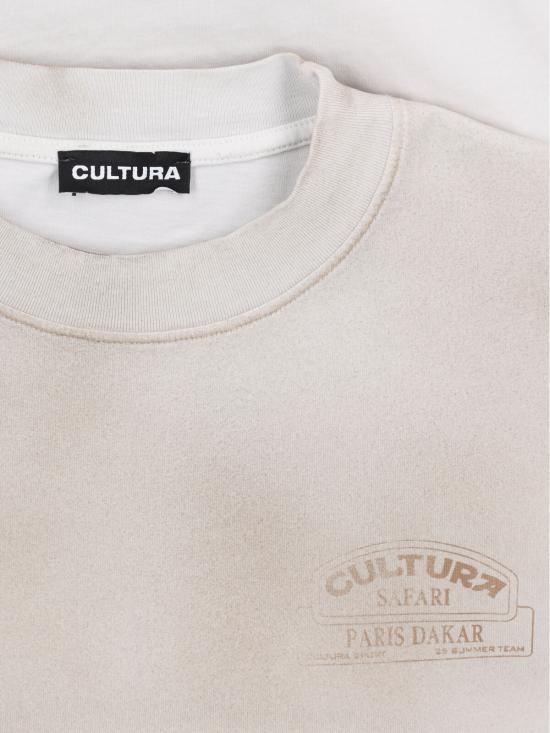 쿨투라 반팔 티셔츠 S25CULT A006 DIRTY SAND Beige - CULTURA