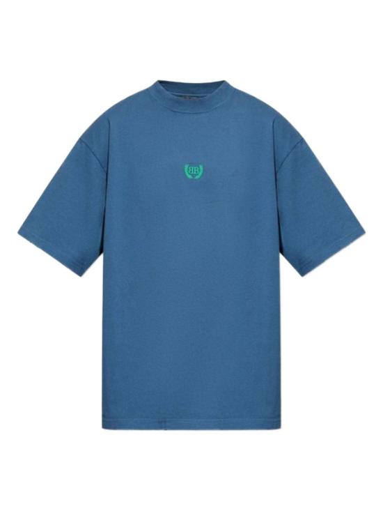 25SS 발렌시아가 로렐 클래식 티셔츠 764235 TSVC95002 Blue - BALENCIAGA