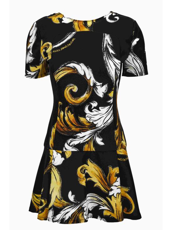 25SS 베르사체 숏 원피스 78HAO908 NS636G89 Black