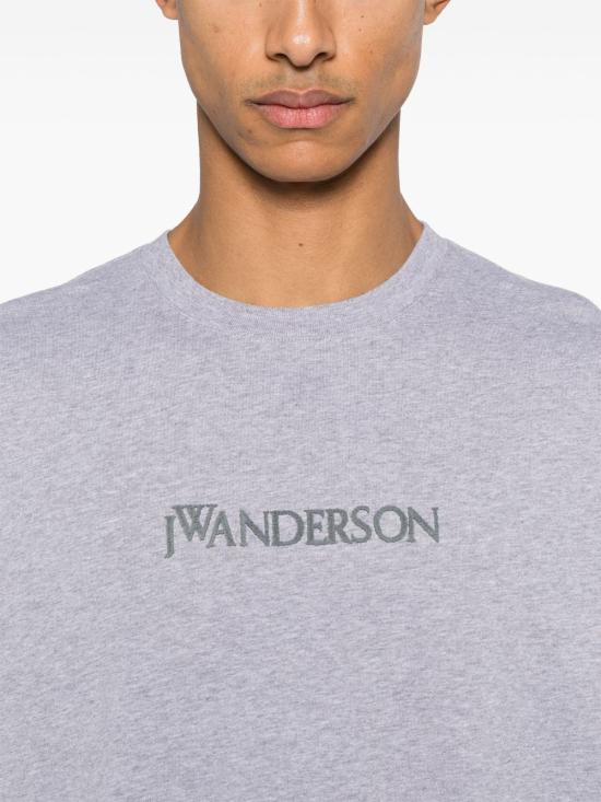 24FW JW앤더슨 반팔 티셔츠 JT0258 PG1510907 Grey - JW ANDERSON