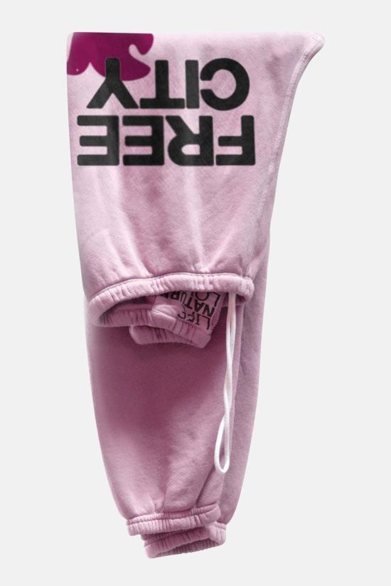  프리시티 스트레이트 팬츠 슈퍼플러프 럭스 오그 스웨트팬츠 페탈