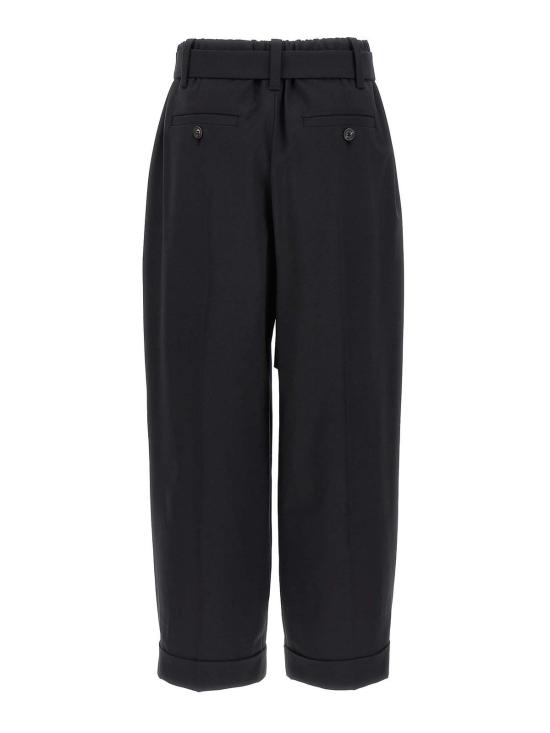  브루넬로 쿠치넬리 스트레이트 팬츠 MPW07P8995C101 Black - BRUNELLO CUCINELLI