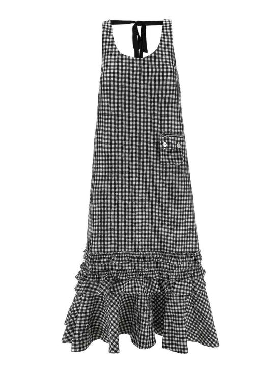  가니 롱 원피스 W0463099 Black