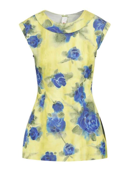  마르니 민소매 티셔츠 TTMA0288A0UTP758IDV15 Yellow