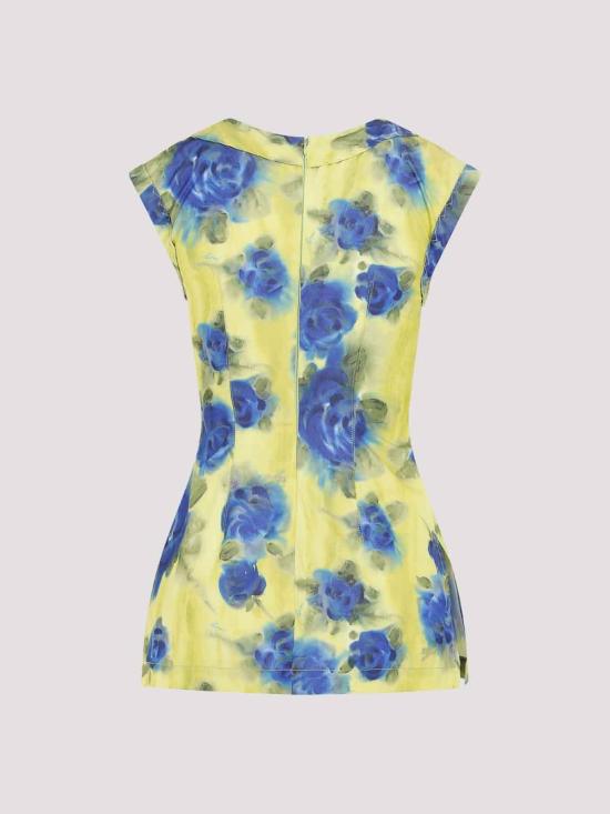  마르니 민소매 티셔츠 TTMA0288A0UTP758IDV15 Yellow - MARNI