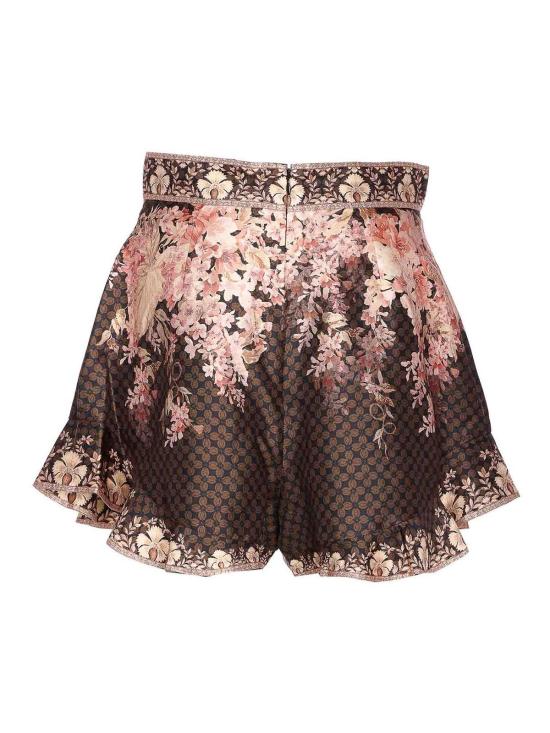 25SS 짐머만 숏팬츠 3838AS251BLF Brown - ZIMMERMANN