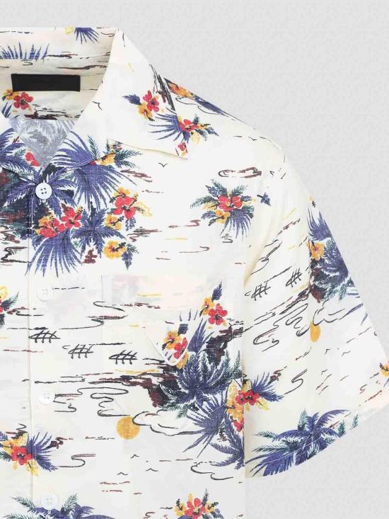  프라다 반팔 셔츠 UCS414SUMO16YKF0032 Light Yellow - PRADA