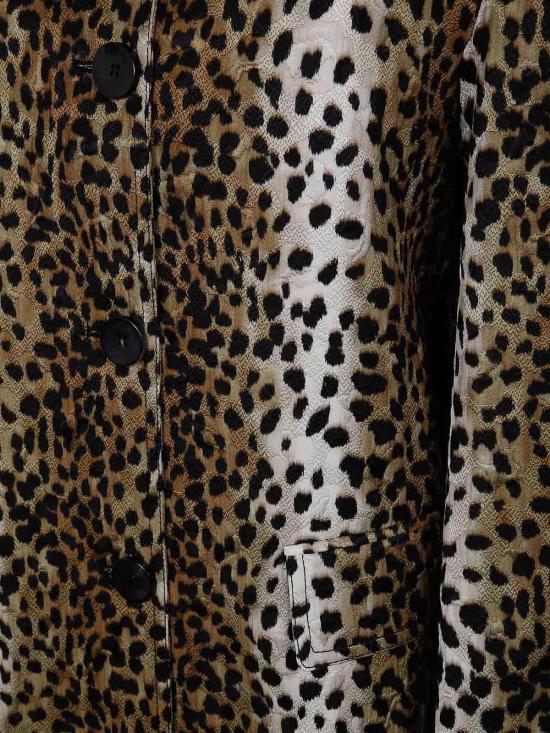 25SS 블루마린 코트 P522S093AM9905 Animal Print - BLUMARINE