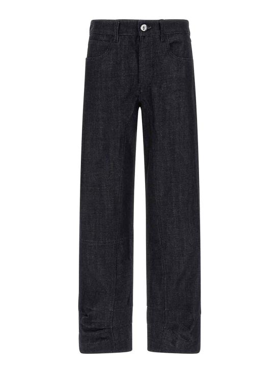 26SS 질샌더 스트레이트 팬츠 J04KA0114J46463010 Black