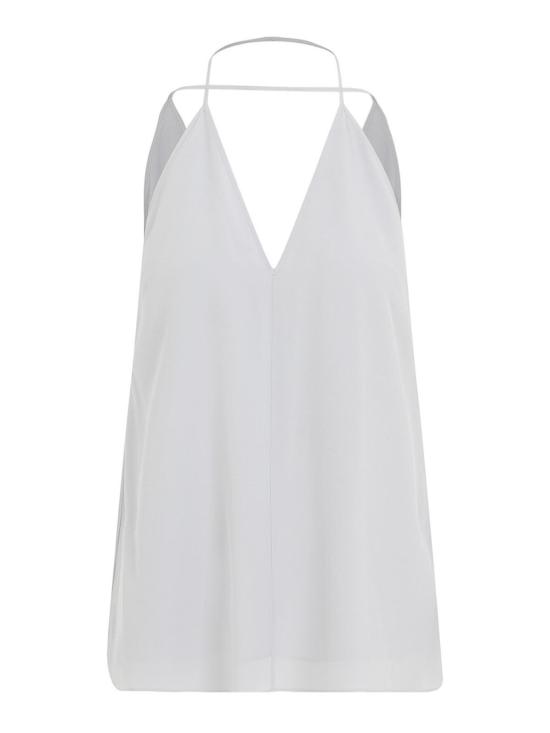  토템 민소매 티셔츠 242WRT1688FB0115132 White