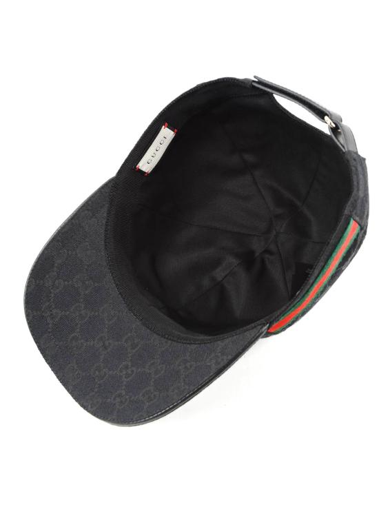26SS 구찌 웹 디테일 GG 캔버스 베이스볼 캡 200035KQWBG1060 - GUCCI