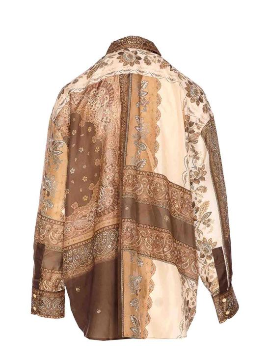  짐머만 블라우스 4588TSS252CHCBAN Brown - ZIMMERMANN