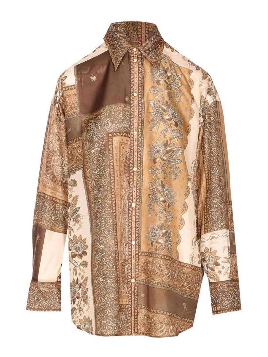  짐머만 블라우스 4588TSS252CHCBAN Brown