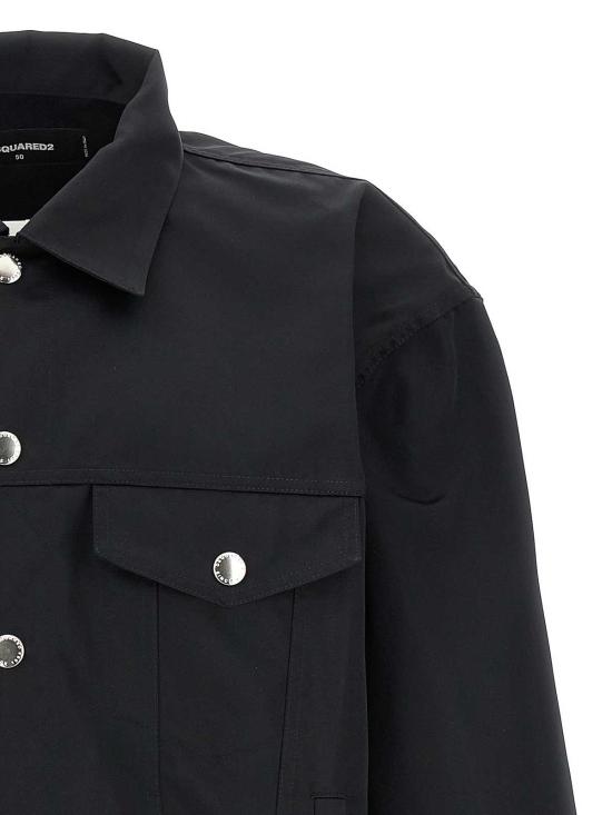  디스퀘어드2 데님 자켓 S74AM1618D35272900 Black - DSQUARED2