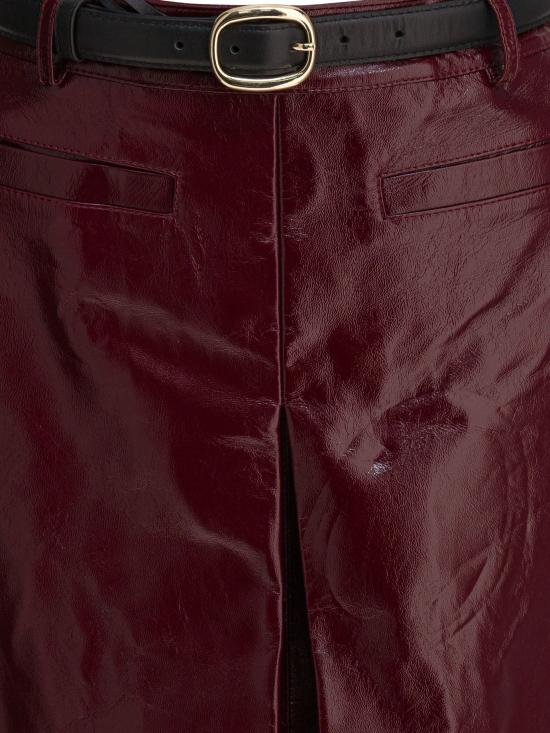 25FW 셀프 포트레이트 스커트 PF25091SKBUBURGUNDY - SELF PORTRAIT