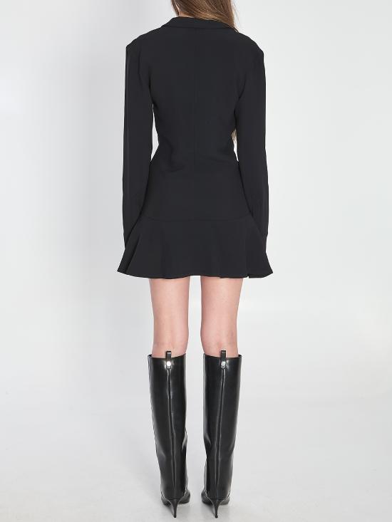 25FW 디 아티코 숏 원피스 251WCA0044901AA 100 BLACK - THE ATTICO