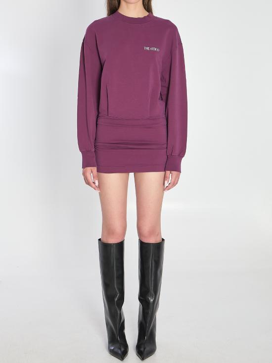 25FW 디 아티코 숏 원피스 251WCA0039306AA 114 PURPLE