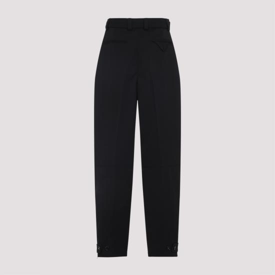 25FW 보테가베네타 스트레이트 팬츠 835377V4C20 1000 BLACK - BOTTEGA VENETA