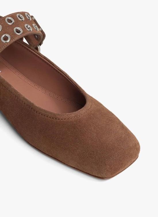 25FW 알라이아 뮬/슬리퍼 AA3A041CK177 731 BROWN - ALAIA