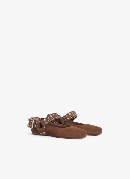 25FW 알라이아 뮬/슬리퍼 AA3A041CK177 731 BROWN - ALAIA