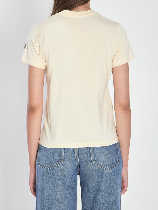 25FW 몽클레어 반팔 티셔츠 K20938C0001989AIJ 034 WHITE - MONCLER